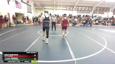 190 lbs Cons. Round 3 - Tytan Penrod, Joseph City High School vs Cole Barcinas, Red Mountain