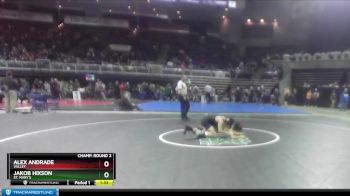 126 lbs Champ. Round 2 - Alex Andrade, Valley vs Jakob Hixson, St. Mary`s