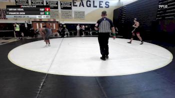 190 lbs Round Of 16 - Bryan Vidal, Pomperaug/Watwn/Naug vs Francis Zion, Gilbert/Torr/Wolc
