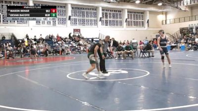 175 lbs Round Of 16 - Mason Behar, Wilton vs Devan Bacote, Maloney