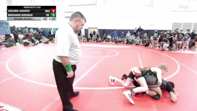 120 lbs Round Robin 1 - Asilbek Anarov, Rogue Wrestling Club-HS vs Benjamin Dziuban, The Plumbers-HS