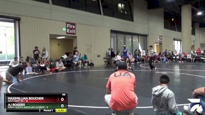 65 lbs Round 1 (16 Team) - AJ Rogers, North Desoto Wrestling Academy vs Maximillian Boucher, Gulf Coast WC