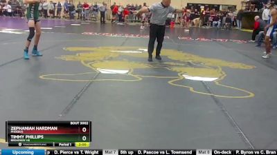 3 - 106 lbs Champ. Round 1 - Timmy Phillips, Broadway HS vs Zephaniah Hardman, Phoebus