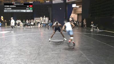 157 lbs Round Of 16 - Kyrel Leavell, The Citadel vs Cj Liddie, Chattanooga