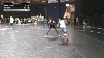 157 lbs Round Of 16 - Kyrel Leavell, The Citadel vs Cj Liddie, Chattanooga
