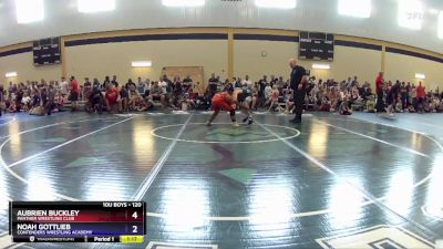 120 lbs Round 2 - Aubrien Buckley, Panther Wrestling Club vs Noah Gottlieb, Contenders Wrestling Academy