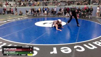 126 lbs Quarterfinal - Rylen LaBonte, Valdez Youth Wrestling Club Inc. vs Ridge Conant, Marathon Wrestling Club