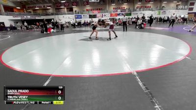 125 lbs Cons. Round 6 - Saoul Prado, Baker (Kan.) vs Truth Vesey, Cumberland (Tenn.)