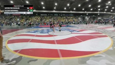 115 lbs Quarterfinal - Jaycelynn Bowles, Touch Of Gold vs Lillian Rothwell, Stillwater Gladiators