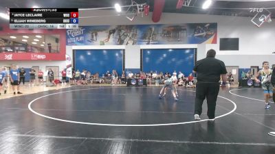 100 lbs Jayce Leclaire, Wisconsin vs Elijah Wineberg, Ohio Scarlet