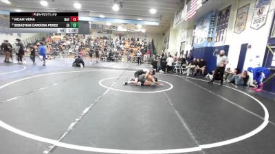 132 lbs Champ. Round 2 - Noah Vera, Mayfair vs Sebastian Cardona Perez, Santa Ana