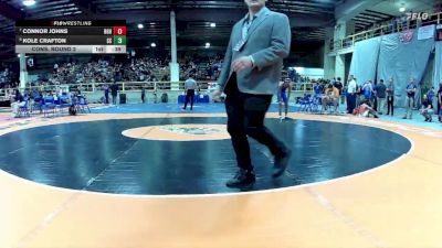 120 lbs Cons. Round 2 - Connor Johns, Bishop Gorman HS vs Kole Crafton, Spanish Springs