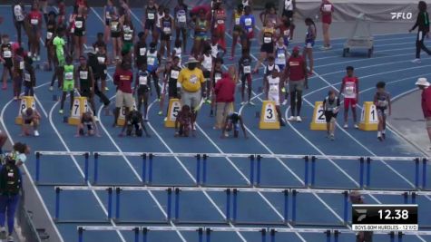 Youth Boys' 100m Hurdles Championship, Semi-Finals 4 - Age 12