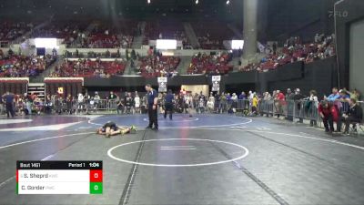 73 lbs Semifinal - Samantha Sheprd, Kalispell Wrestling Club vs Caydee Gorder, Poplar Wrestling Club