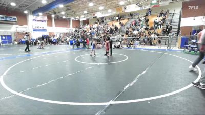 46-48 lbs Round 3 - Santino Lopez, Monster Garage vs Bruce Valdez, Hemet Youth Wrestling Club