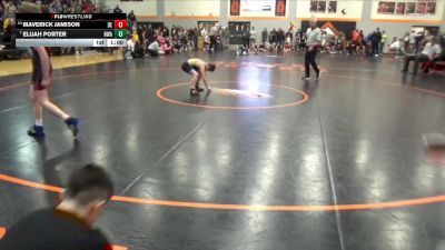 78 lbs Champ. Round 1 - Elijah Porter, Hawkeye Wrestling Academy vs Maverick Jamison, DC Elite