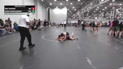 165 lbs Round 5 (6 Team) - Evan Christianson, Team Tugman WC vs Mac Shafer, Whitted Trained