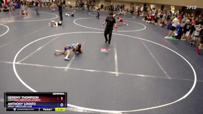 63 lbs Semifinal - Geremy Thompson, Owatonna Wrestling Academy vs Anthony Lovato, Simley Wrestling Club