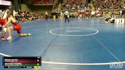 160 lbs Wb 1 - Brayden Morris, W4-Bismarck Century vs Micah Dutch, E3-Devils Lake