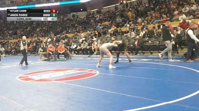 157 Class 2 lbs Cons. Semi - Kyler Carr, Mexico vs Amos Parks, Oak Grove