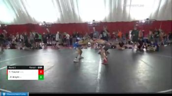 128-129 A Round 1 - Payton Bright, Ankeny Centennial vs Ty Trayner, West Bend East