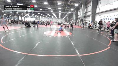 95 lbs Rr Rnd 1 - Charlie Atkinson, IRONWHALE - MS vs Fletcher Thompson, Rabbit Wrestling Club - MS