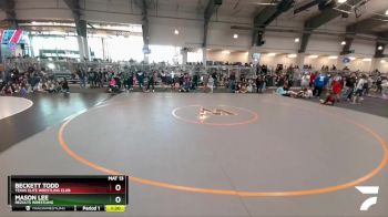 60 lbs Round 2 - Mason Lee, ReZults Wrestling vs Beckett Todd, Texas Elite Wrestling Club