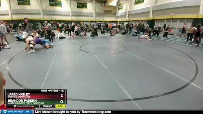 197 lbs 1st Place Match - Jared Hatley, Wyoming Unattached vs Brandon Padden, Harding County Youth Wrestling