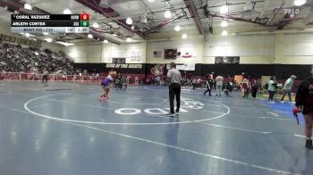 110 lbs Champ. Round 2 - Arleth Cortes, Santiago/GG vs Coral Vazquez, Norwalk