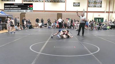 84 lbs Round 1 (8 Team) - Ethan Encarnacion, Headhunters vs Joseph Hertzog, Lions Den