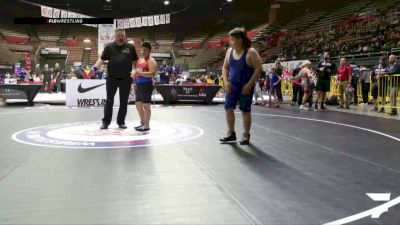 Champ. Round 1 - Adrian Camberos, Madera Wrestling Club vs Liam Pena, Tulare Titans Wrestling Club