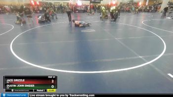 114 lbs Cons. Round 4 - Jace Grizzle, KS vs Dustin John Snider, CO