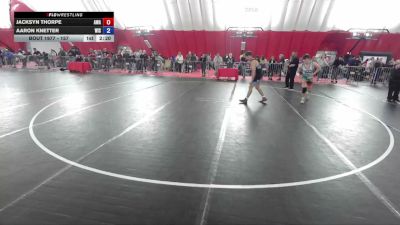 157 lbs Cons. Round 6 - Jacksyn Thorpe, Askren Wrestling Academy vs Aaron Knetter, Wisconsin