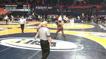 2A 215 lbs Quarterfinal - Melson Ngassa, Chicago (St. Ignatius) vs Alec Del Toro, East Peoria