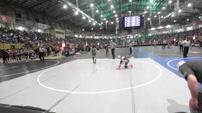 101 lbs Round Of 16 - Kamryn Brumley, Peyton MS vs Zanea Hazelbush, Rifle Youth Wrestling