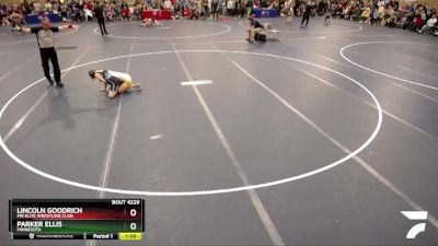 82 lbs Cons. Round 3 - Lincoln Goodrich, MN Elite Wrestling Club vs Parker Ellis, Minnesota