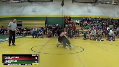 175 lbs Champ. Round 1 - Jovon Myles, Holy Name vs Tyler Mitchell, Springboro