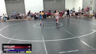 92 lbs Round 1 (8 Team) - Dakota Sandy, Pennsylvania Red vs Charlie Gaba, Arkansas