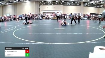 175 lbs Consi Of 64 #2 - Ayden Solomon, Team Thunder vs Jax Jobe, War Wc