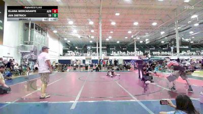 128 lbs Rr Rnd 2 - Elaina Mercadante, Alpha Girlz vs Ava Dietrich, Triumph Trained - Girls