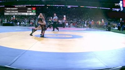 D2-175 lbs Champ. Round 1 - Seth Harvey, Lowell vs Kurt Freling, Mount Pleasant