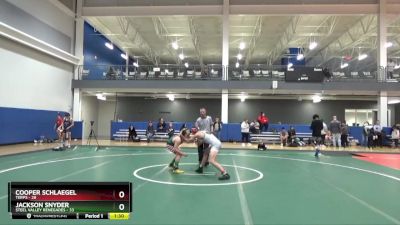 120 lbs Placement Matches (16 Team) - Cooper Schlaegel, Terps vs Jackson Snyder, Steel Valley Renegades