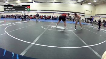 285 lbs Quarterfinal - Thomas Lunt, John Carroll University vs Ajay Hiller, East Stroudsburg University