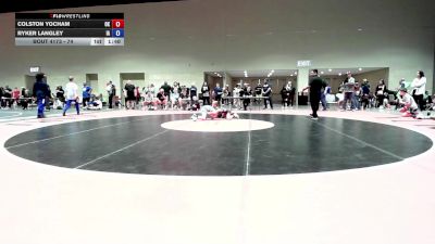 74 lbs Cons. Round 2 - Colston Yocham, OK vs Ryker Langley, IA