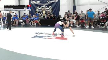 25 kg Semifinal - Makayela Sawyer, Mat Demon - W vs Julia Risha, MGW Monkey Business - W