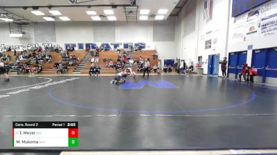 285 lbs Cons. Round 2 - Tully Meyer, Santa Rosa College vs Mahamed Mukoma, Shasta College