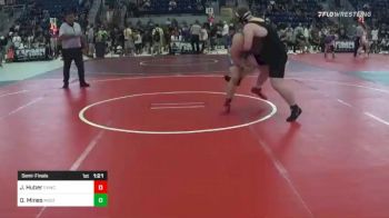 220 lbs Semifinal - James Huber, East Valley Wrestling Club vs Dylan Mines, Mustang Wrestling Club