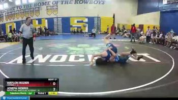 132 lbs Semis & Wb (16 Team) - Joseph Morris, Roundtree Wrestling Academy vs Waylon Rozier, Camden 1