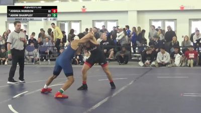 141 lbs 3rd Place Match - Joshua Robison, North Central vs Adom Sharpley, John Carroll