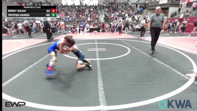 60 lbs Rr Rnd 2 - BENNY JULIAN, SEO Wrestling Club vs Trysten Harris, Commandos Wrestling Academy